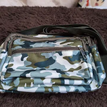 카모 패턴 여성용 숄더백