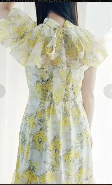 MERCURYDUO 플랜티카 콜라보 플라워 원피스