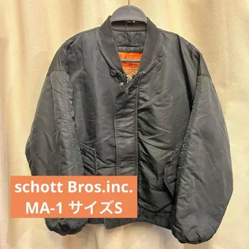 90s Schott MA-1 플라이트 자켓 샷 vintage