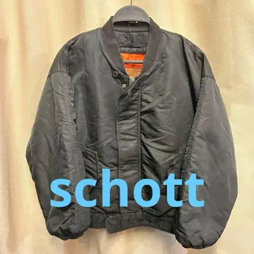 90s Schott MA-1 플라이트 자켓 샷 vintage