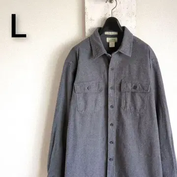 구제 의류 엘엘빈 L.L.bean 샤모어 플란넬 셔츠 그레이 L