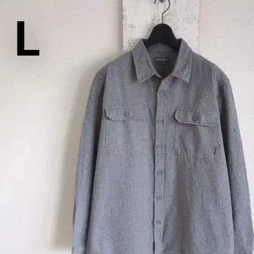 구제 EDDIE BAUER 에디 바우어 샤모어 셔츠 그레이 L