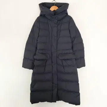 새상품급 +J 질 샌더 울트라 라이트 다운 코트 롱 XS 네이비 0690