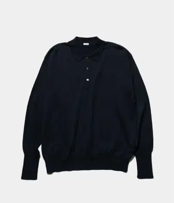 A.PRESSE 25'COTTON KNIT L/S POLO SHIRTS'