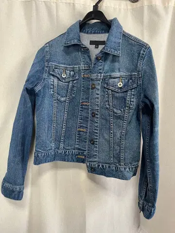 데님 자켓 숏 기장 데님 블루