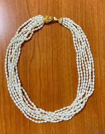 담수 진주 다중 목걸이 인도네시아에서 구매