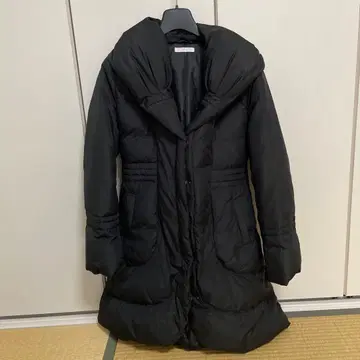 다운 코트 블랙 L