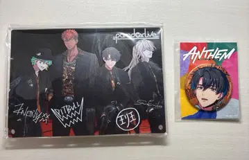 Luck 캔버스 보드 & 이누카이 유토 캔뱃지 Paradox Live