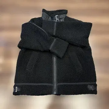 BEAMS 블랙 플리스 자켓 L