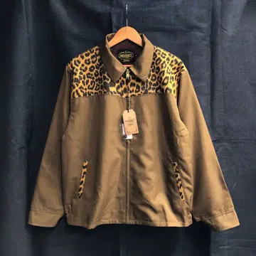 표범 무늬 레오파드 절개 스윙탑 자켓 로큰롤 50s