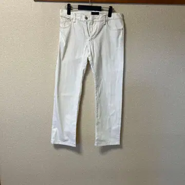 gotairiku 화이트 스트레이트 데님