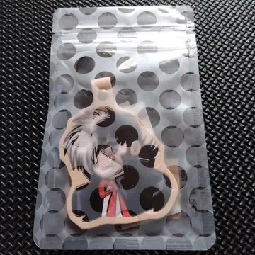 천연 가죽 키링 블랙 잭