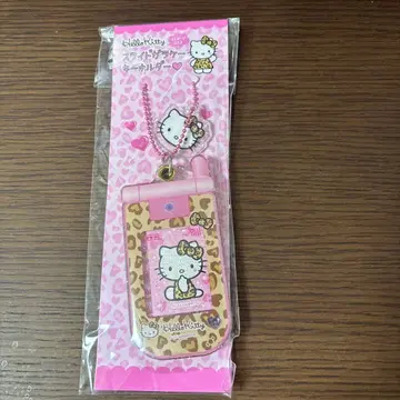 헬로키티 레오파드 무늬 키링