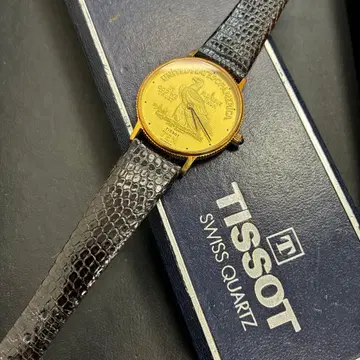 TISSOT 티쏘 코인 워치 아메리칸 이글 쿼츠 손목시계
