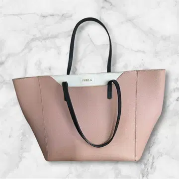 [ 가격 인하 미사용급 ] FURLA 핑크 토트백