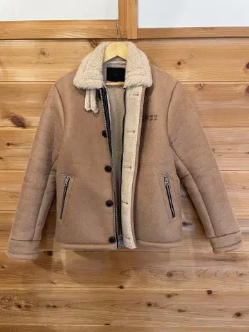 VIRGO 무스탕 플라이트 자켓 두꺼운 보아 자켓