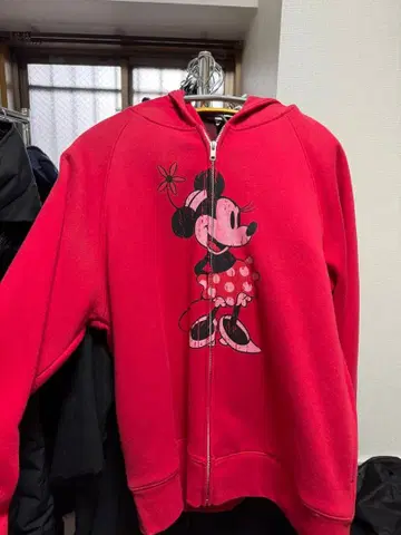 도쿄 디즈니 리조트 미니 마우스 귀 달린 후드티
