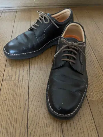 REGAL 블랙 레이스업 신발