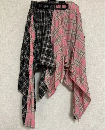 구제 의류 리메이크 y2k 그런지 스커트