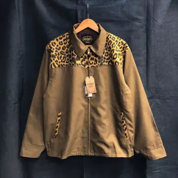 표범 무늬 레오파드 절개 스윙탑 자켓 로큰롤 50s