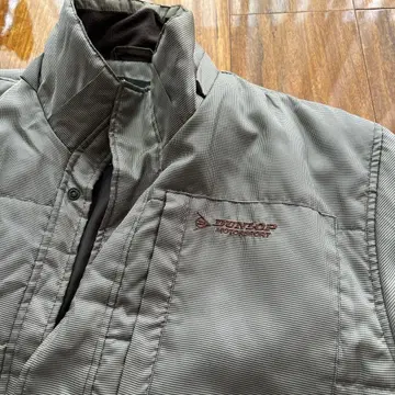 DUNLOP 그레이 브라운 라이트 다운 자켓