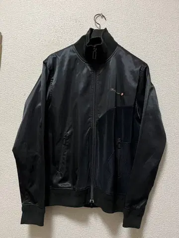 벤샤먼 x 나노 유니버스 트랙 자켓 /L 블랙 로고 자수 블랙