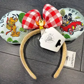 디즈니 귀 머리띠 플루토 미키