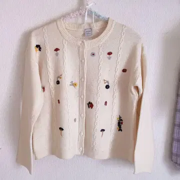 chambre de charme 꽃무늬 가디건