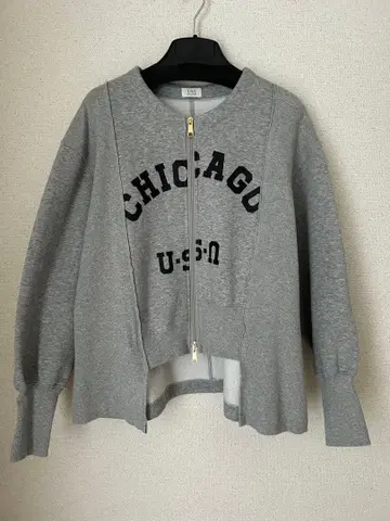 최종 가격 유에스유 갤러리 1% 속기모 맨투맨 그레이