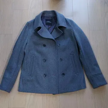 그레이 울 피 코트