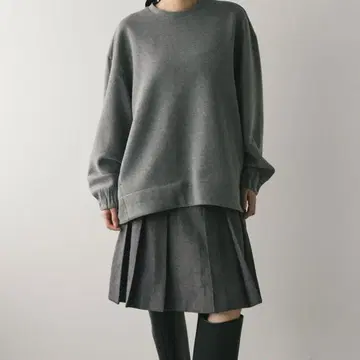 stylemixer 백 패널 분또 맨투맨 탑