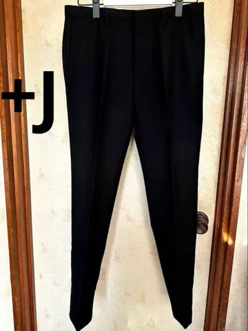 초기 유니클로 +J 울 슬랙스 W79 블랙