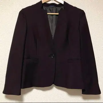 ANCHOR WOMAN 아오야마 노카라 자켓 브라운 7호 S 사이즈