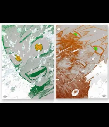 히로아카 원화전 아트 포스터 A2 2장 세트