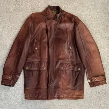 브라운 가죽 자켓 casadesport 스페인산