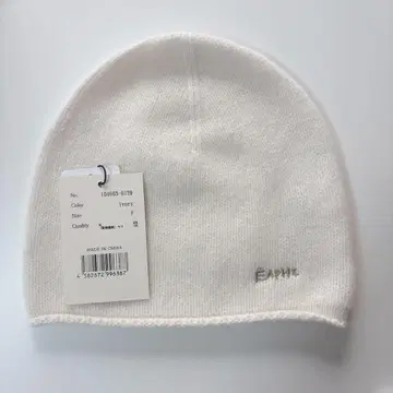 미사용 ) eaphi DRAWING LOGO BEANIE 아이보리