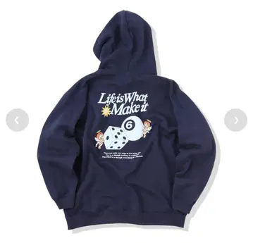 HEAVY WEIGHT 10.0oz 'ANGEL DICE' HOODIE