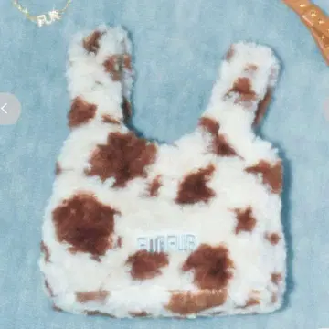 [ 미사용 새상품 ] FURFUR 에코 퍼 마켓 백 애니멀 무늬