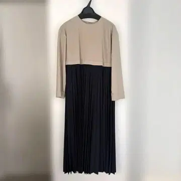 [ 미사용 새상품 ] ballsey 밀드 저지 콤비 크루넥 원피스