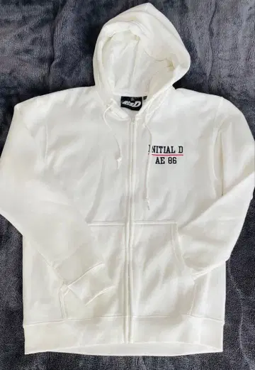 머리글자D 아베일 후지와라 타쿠미 속기모 지퍼 후드티