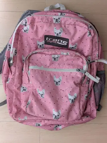 trans by JAN SPORT 프렌치 불독 백팩