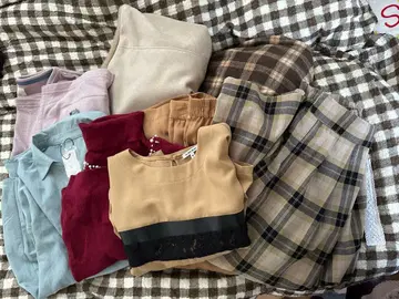 여성용 M 사이즈 8점 묶음 판매 아우터 포함