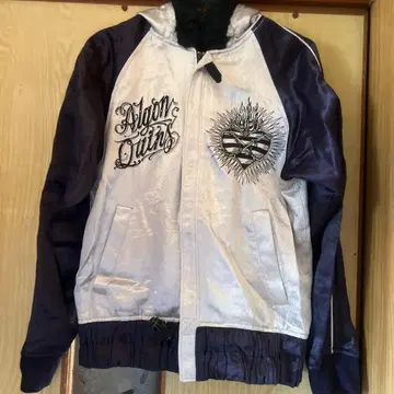 Doom Lids 실버 네이비 자켓