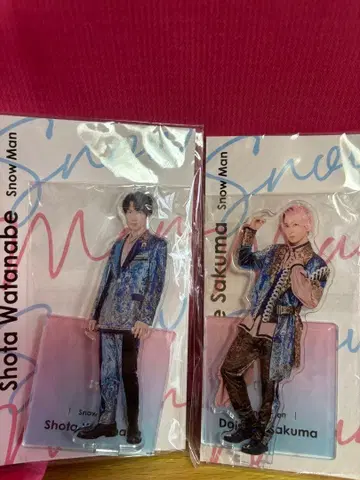 Snow Man 아크릴 스탠드 사쿠마 다이스케 와타나베 쇼타