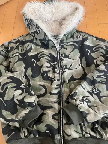 가격 인하 카모플라쥬 퍼 자켓