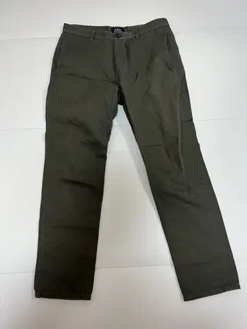 A.P.C. 2017AW 30 올리브 코튼 팬츠