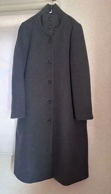 Steven Alan 그레이 울 혼방 롱 코트