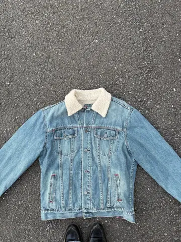 y2k Gap 데님 자켓 플리스 안감