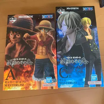 제일복권 원피스 시련의 그 너머 루피&상디 피규어