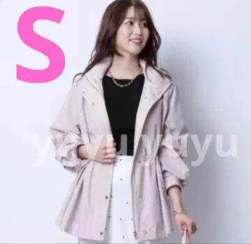 JUSGLITTY 드로스트 숏 블루종 핑크 베이지 S 사이즈